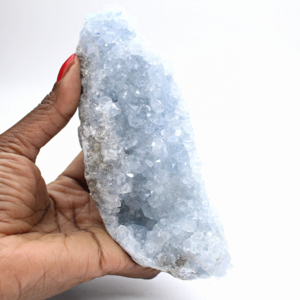 Celestina del Madagascar: Geode di cristallo blu