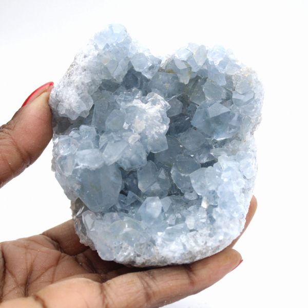 Cluster di cristalli di celestina - Origine Madagascar