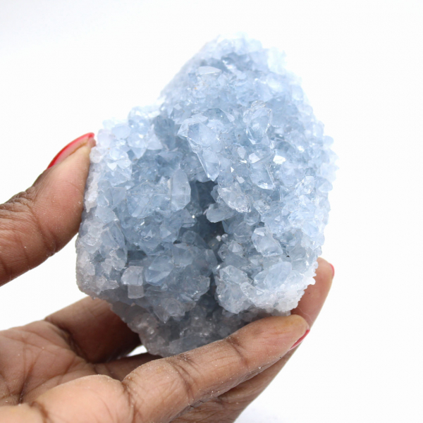 Piccola geode di celestina: minerale da collezione