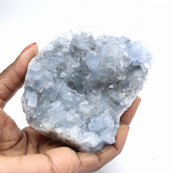 Celestina del Madagascar - Drusa cristallizzata