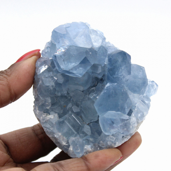 Piccolo blocco di celestina cristallizzata dal Madagascar