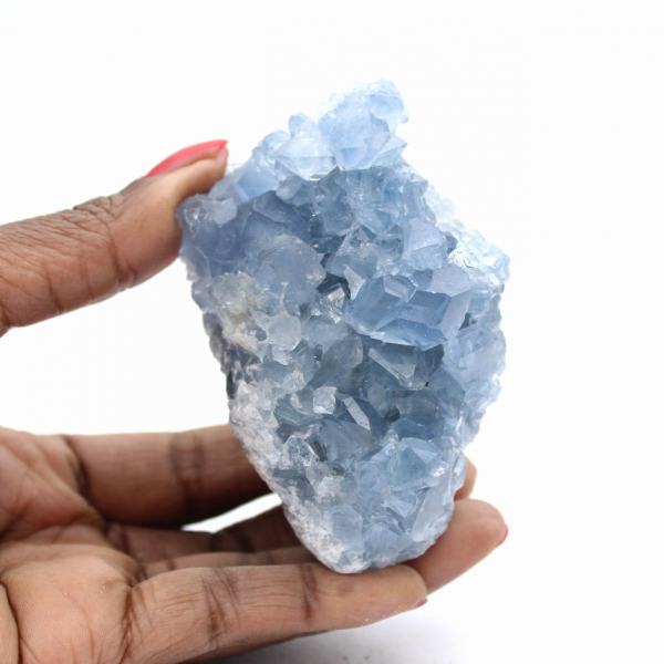 Piccola geode di Celestina del Madagascar - 290 g