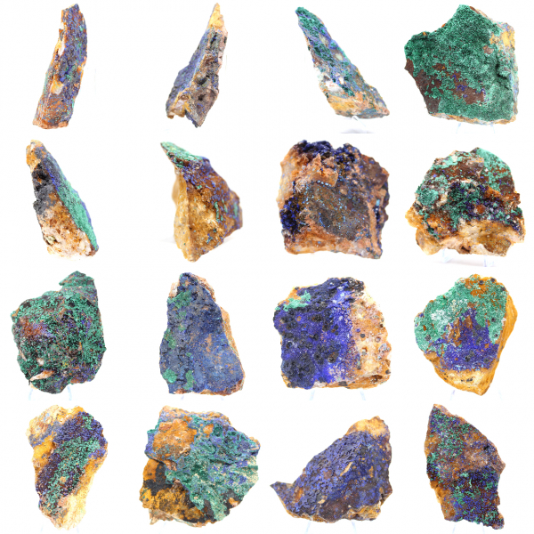 Minerale grezzo Azzurrite Malachite