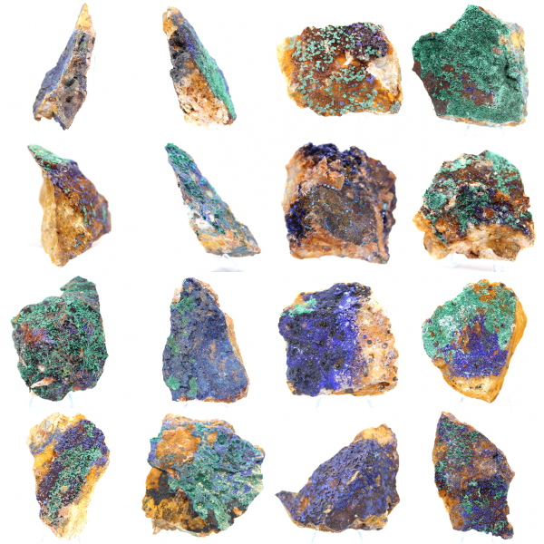 Minerale grezzo Azzurrite Malachite