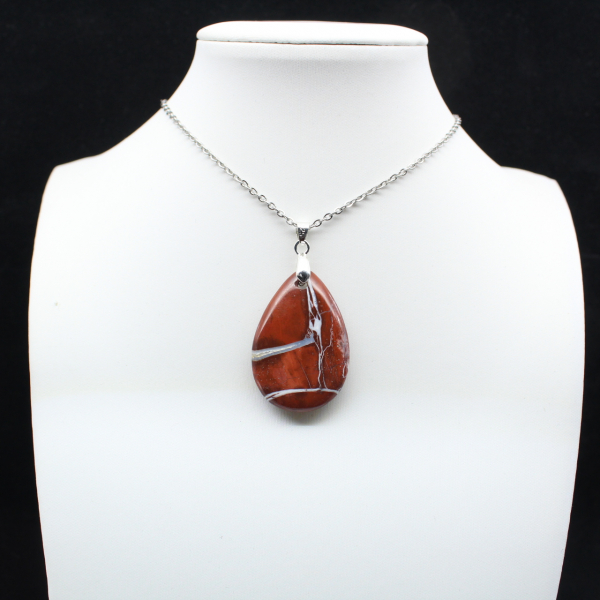 Esemplare di diaspro rosso del Madagascar