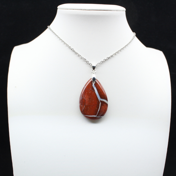 Esemplare di diaspro rosso del Madagascar