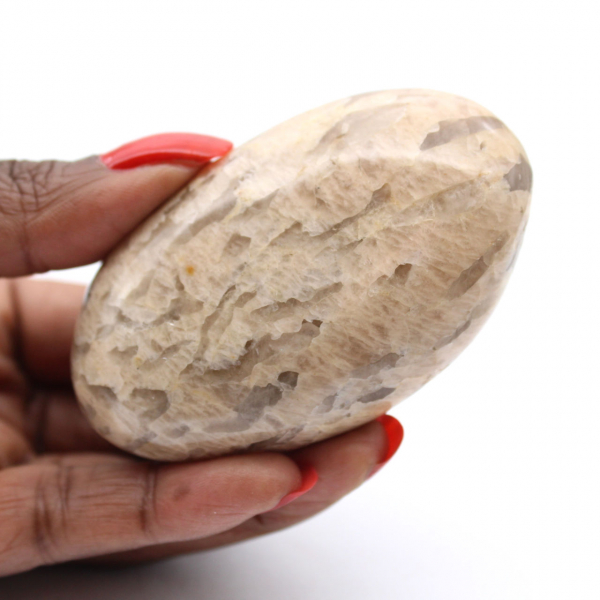 Ciottolo naturale di feldspato malgascio – Collezione di minerali
