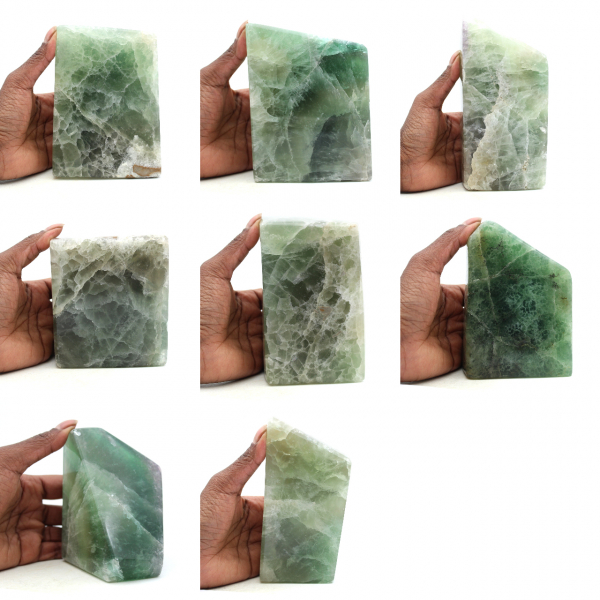 Eptaedro di fluorite verde