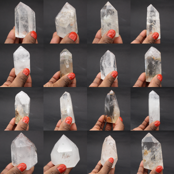 Prisma di quarzo con inclusione