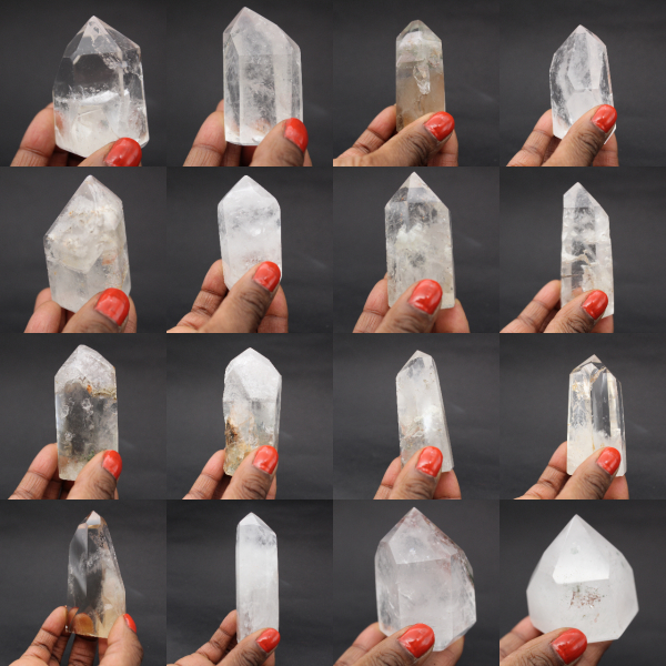 Prisma di quarzo con inclusione