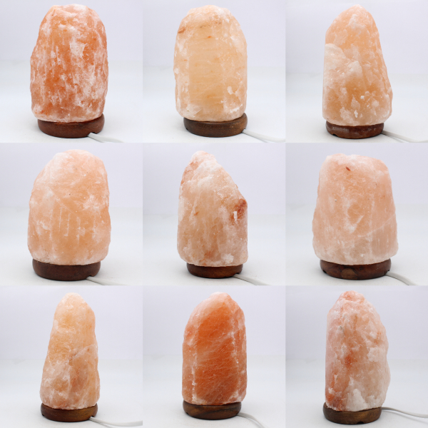 Lampada di sale rosa dell'Himalaya