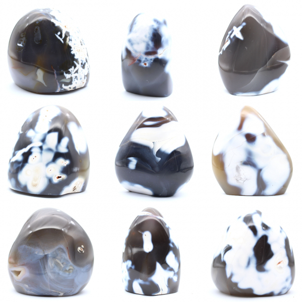 Roccia di agata lucidata