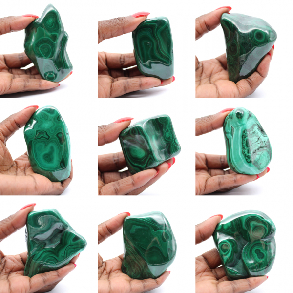 Blocco naturel di Malachite