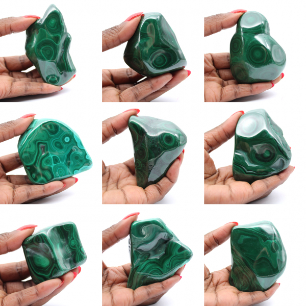 Blocco naturel di Malachite