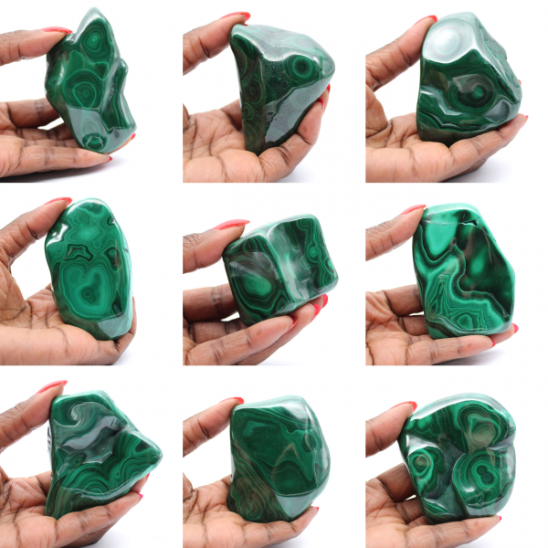 Blocco naturel di Malachite