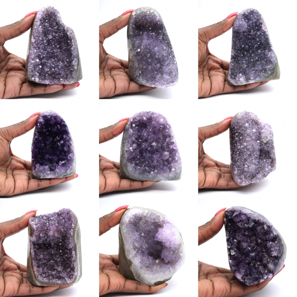 Geode di ametista dal Brasile: autentico esemplare da collezione Geode di ametista dal Brasile: autentico esemplare da collezione