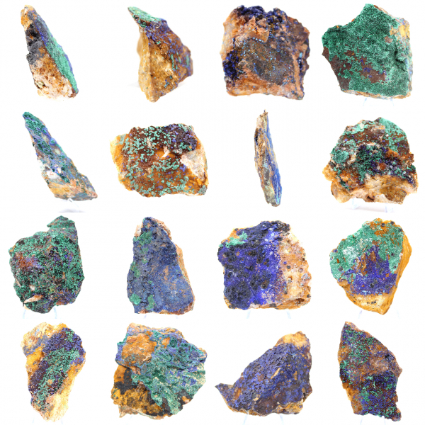 Minerale grezzo Azzurrite Malachite