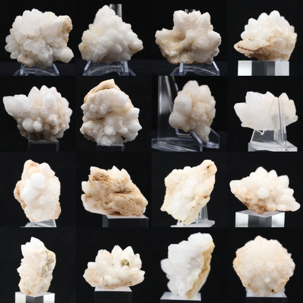 Quarzo marocchino a forma di fiore con cristalli ben definiti