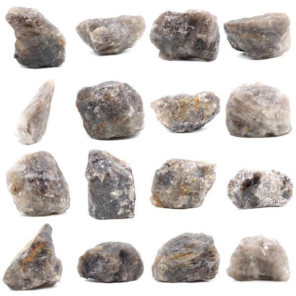 Quarzo fumé grezzo del Madagascar