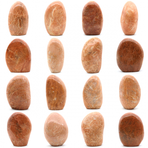 Decorazione pietra di luna rosa microline