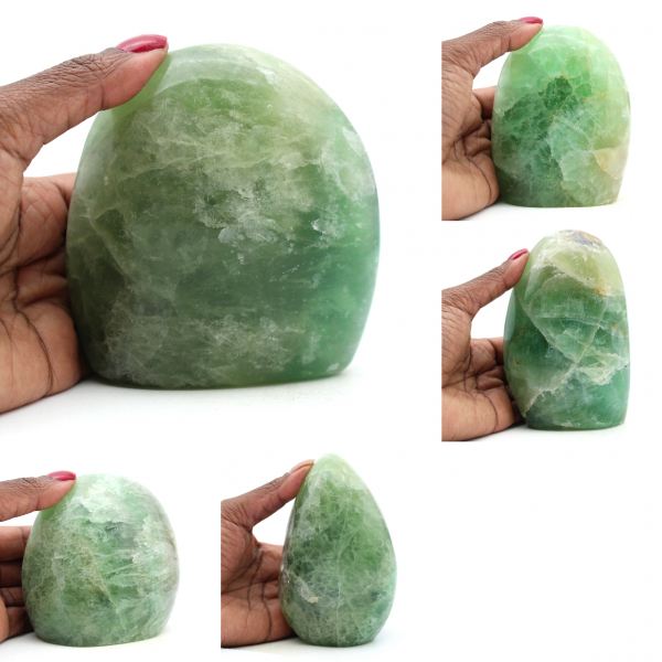 Fluorite verde a forma libera