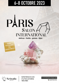 45a Fiera dei Minerali di Parigi (75) Cristalli, Fossili, Gemme e Gioielli - Edizione autunnale
