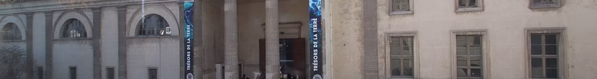 Galleria di Geologia e Mineralogia del Jardin des Plantes di Parigi Peristyle et fronton galerie de Mineralogie