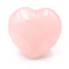 Cuore di quarzo rosa del Madagascar - 0