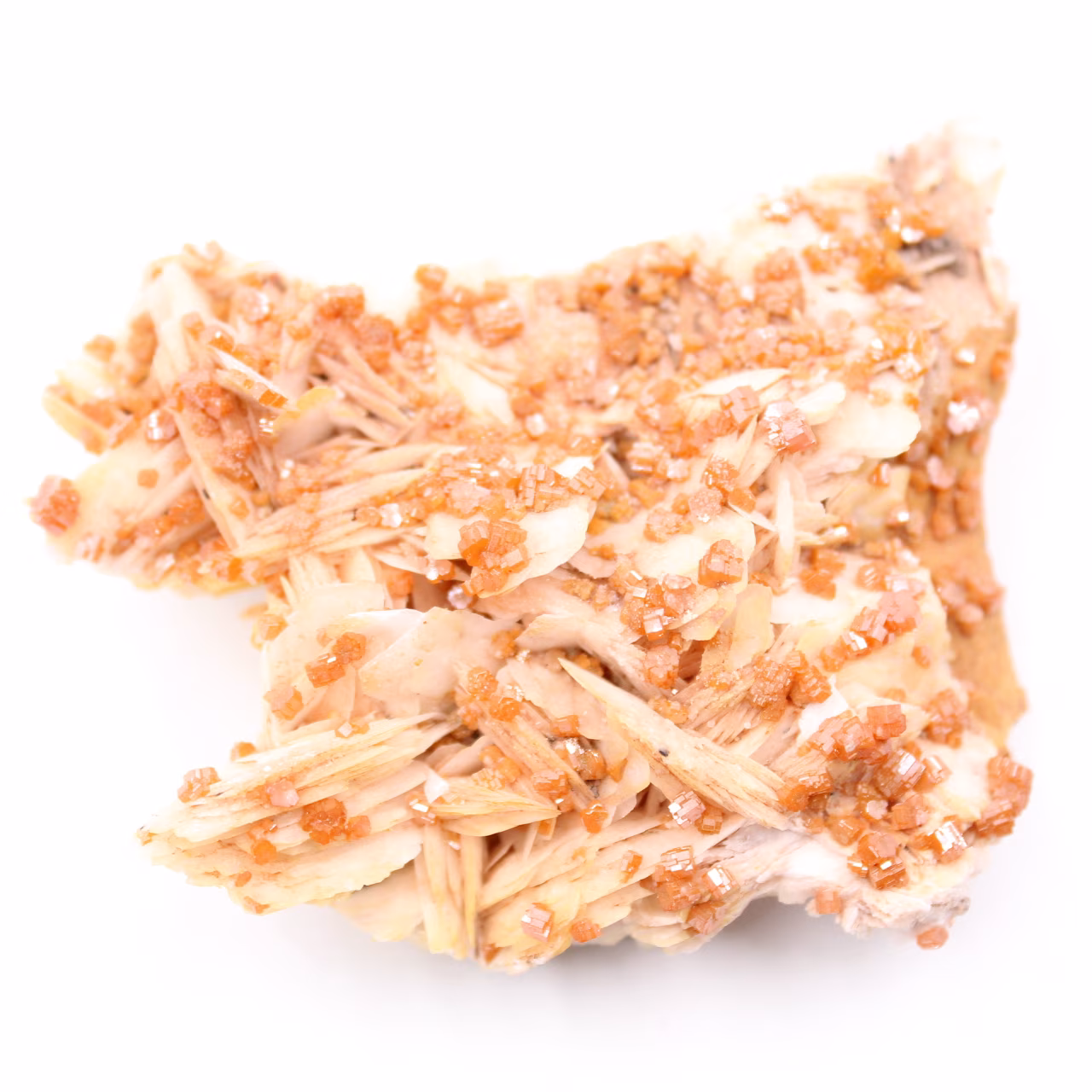 Cristalli di vanadinite su ganga