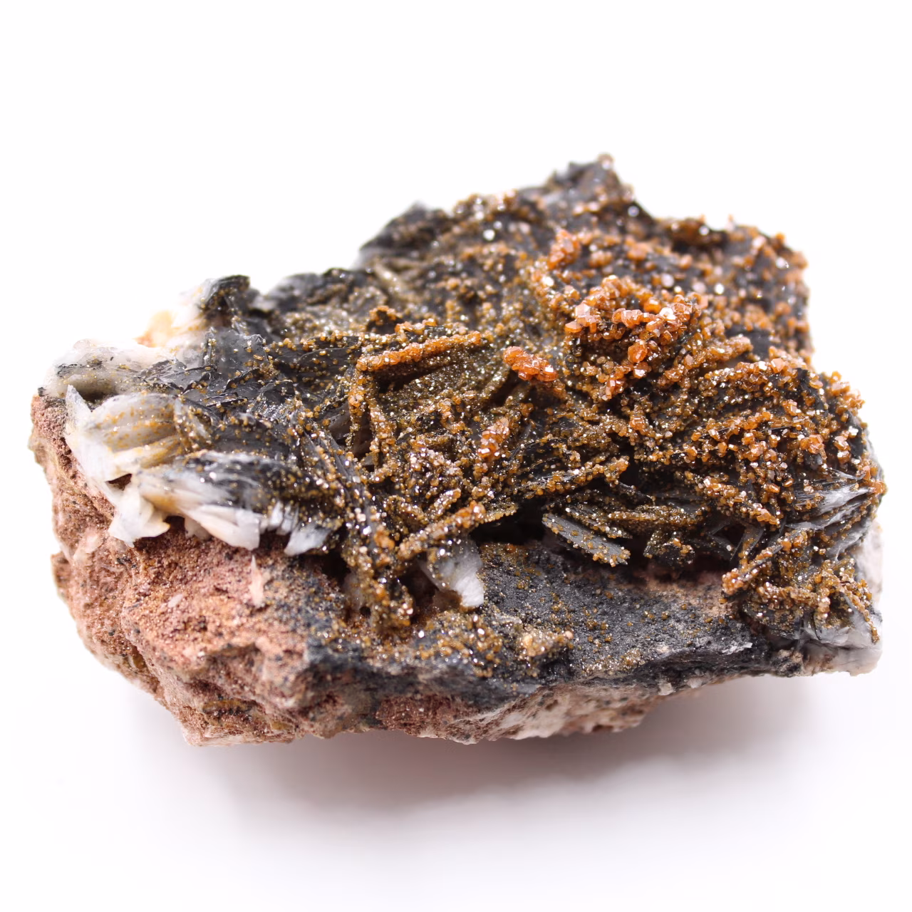 Cristalli di vanadinite su ganga