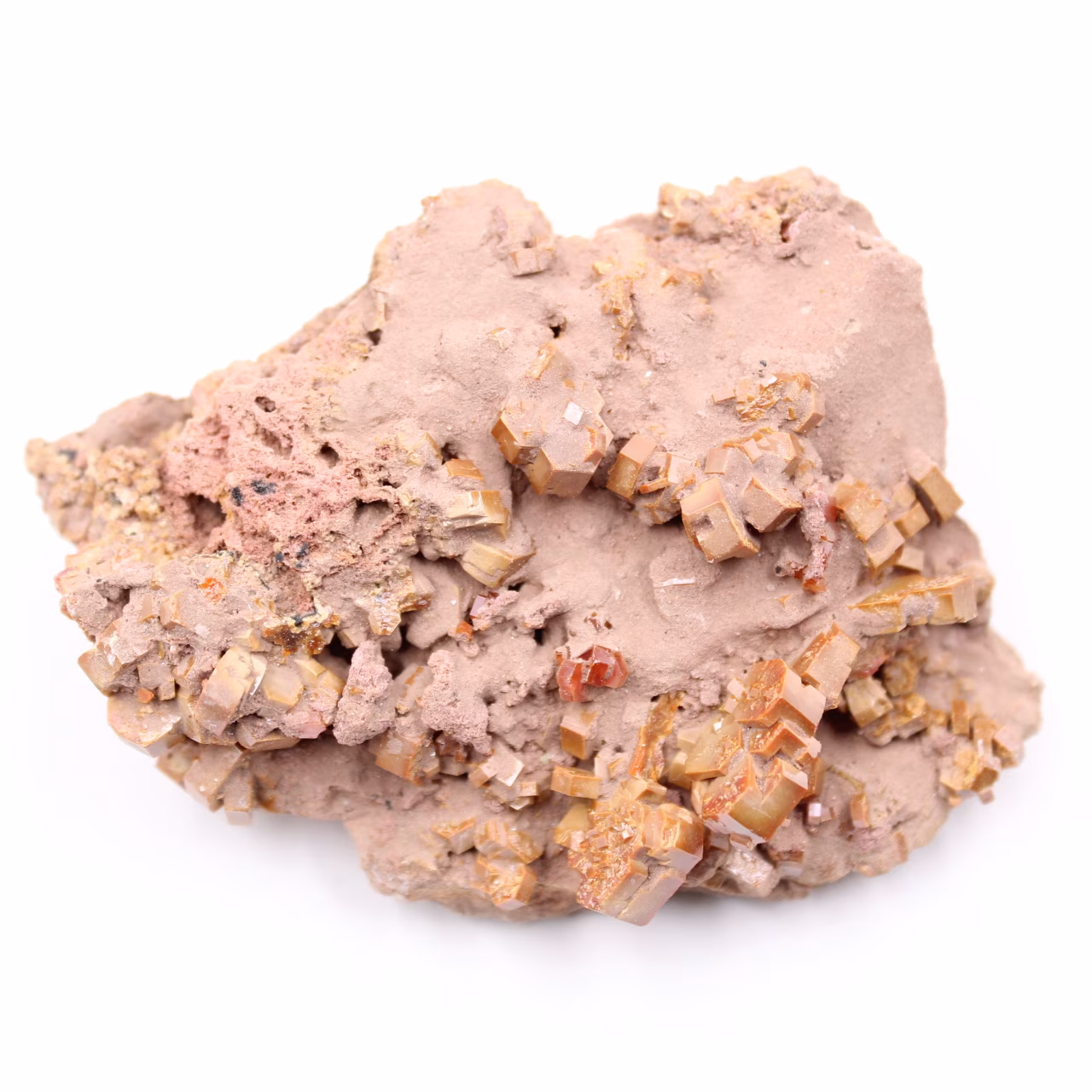 Cristalli di vanadinite su ganga
