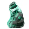 Forma di ornamento astratto pietra malachite - 0