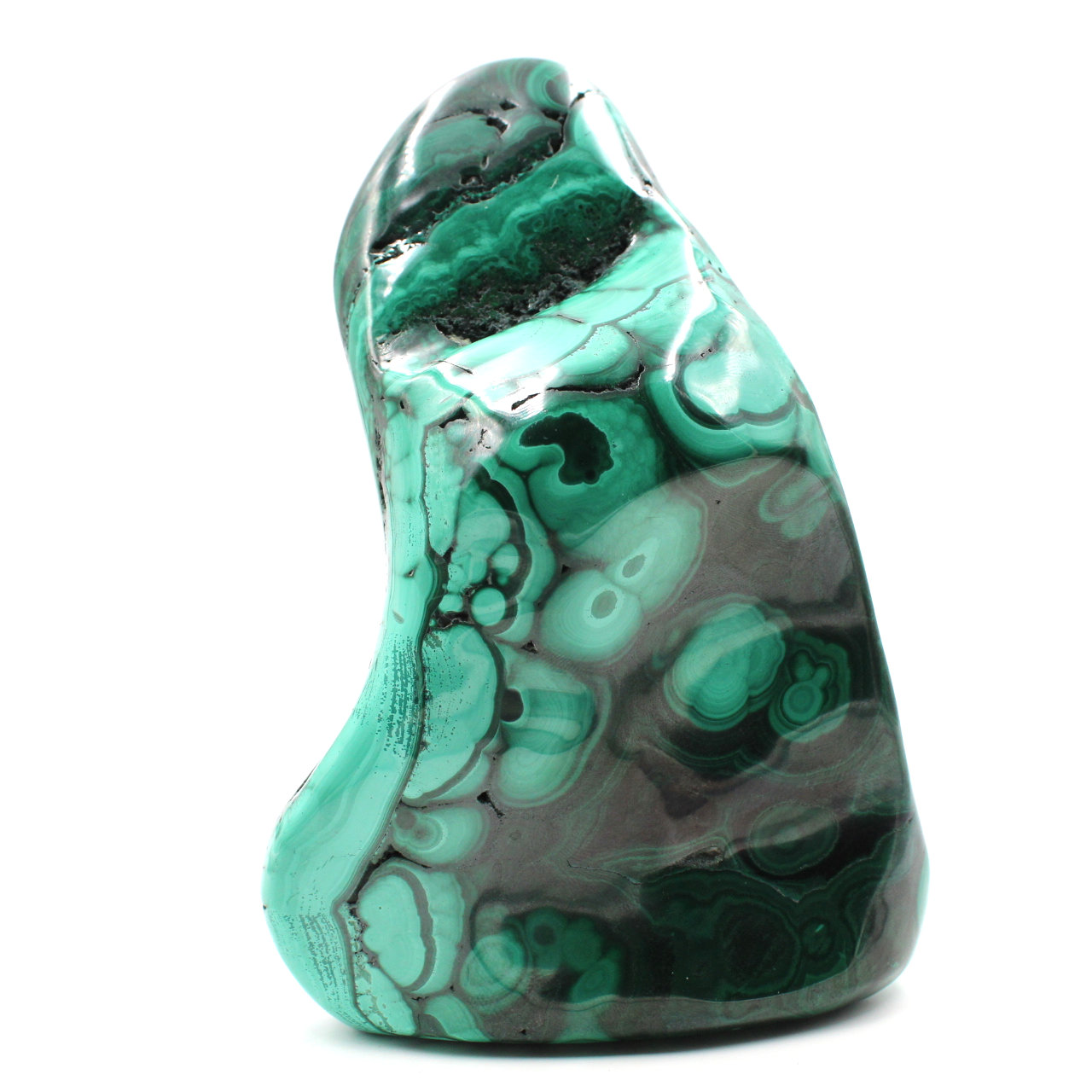 Forma di ornamento astratto pietra malachite