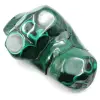 Forma di ornamento astratto pietra malachite - 0