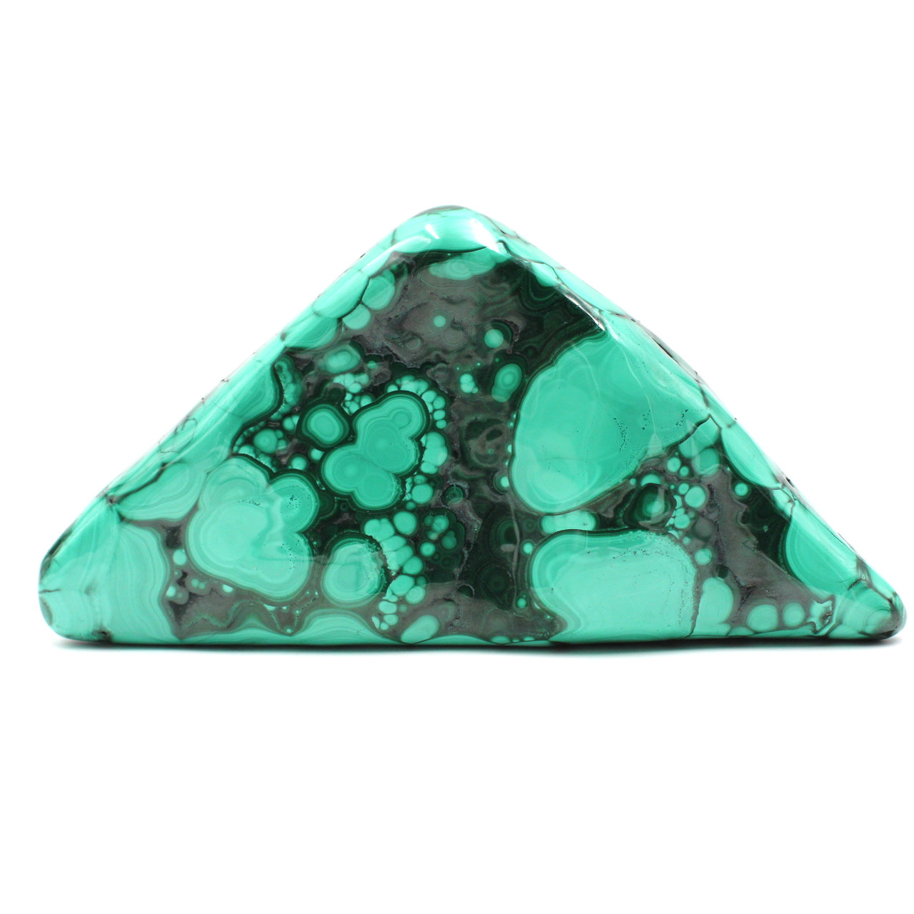 Forma di ornamento astratto pietra malachite