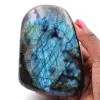Ornamento a forma di pietra labradorite - 0