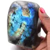 Ornamento a forma di pietra labradorite - 0