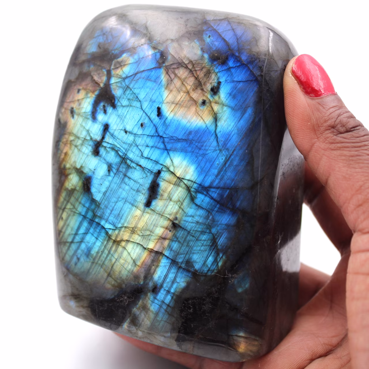 Ornamento a forma di pietra labradorite