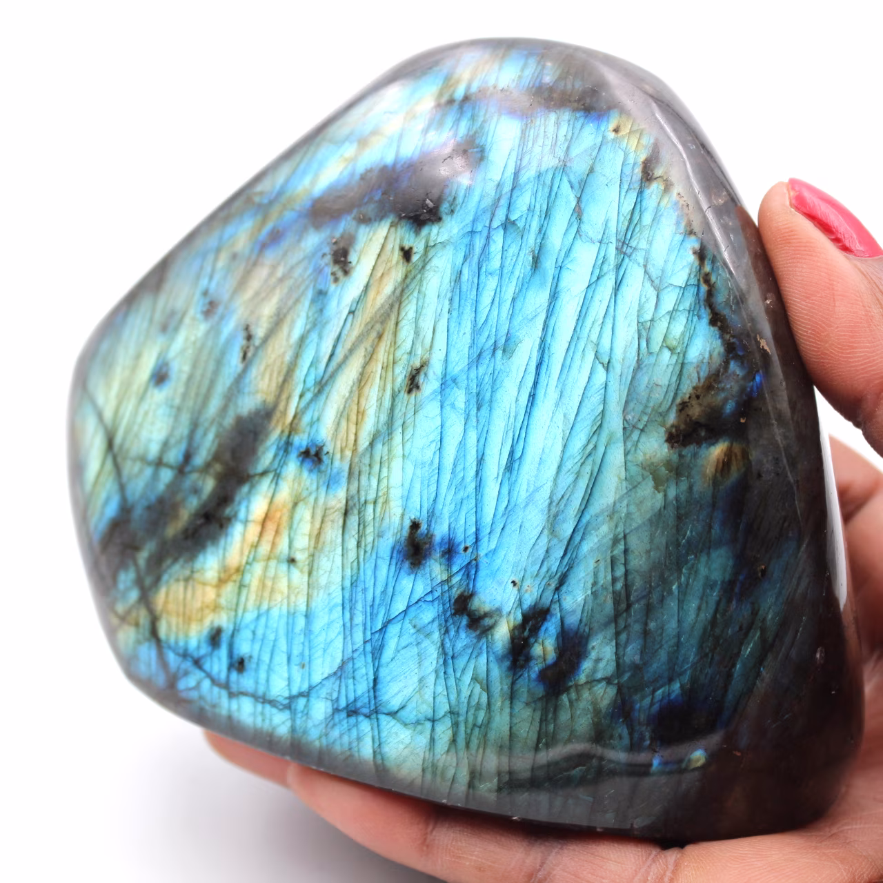 Ornamento a forma di pietra labradorite