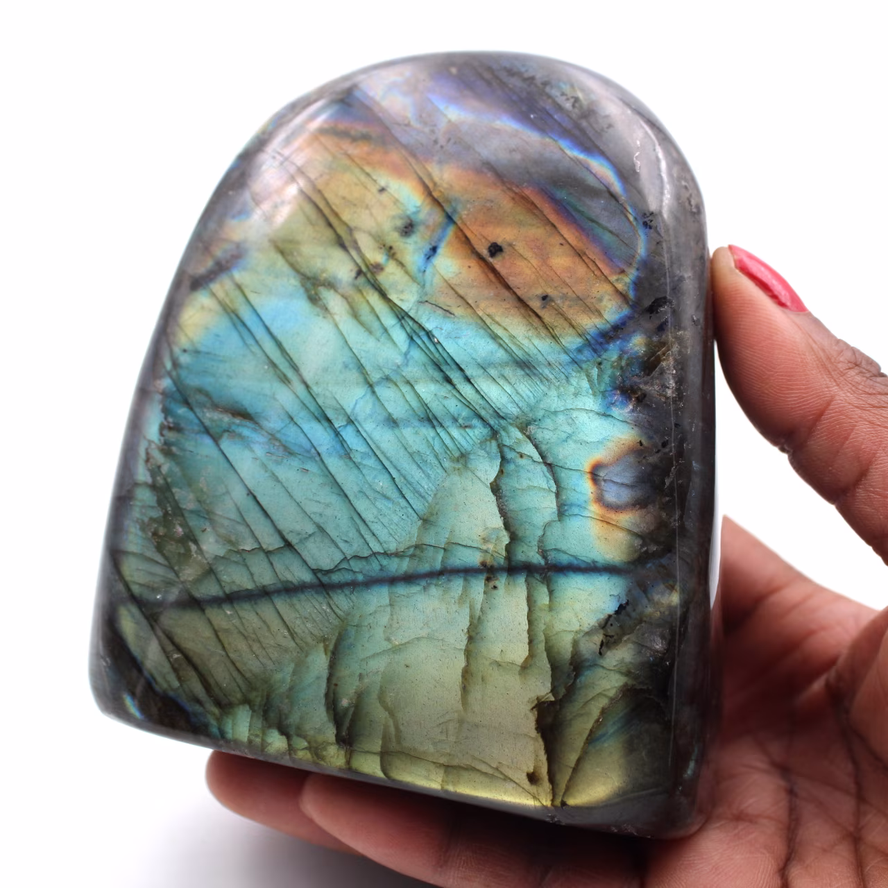 Ornamento a forma di pietra labradorite