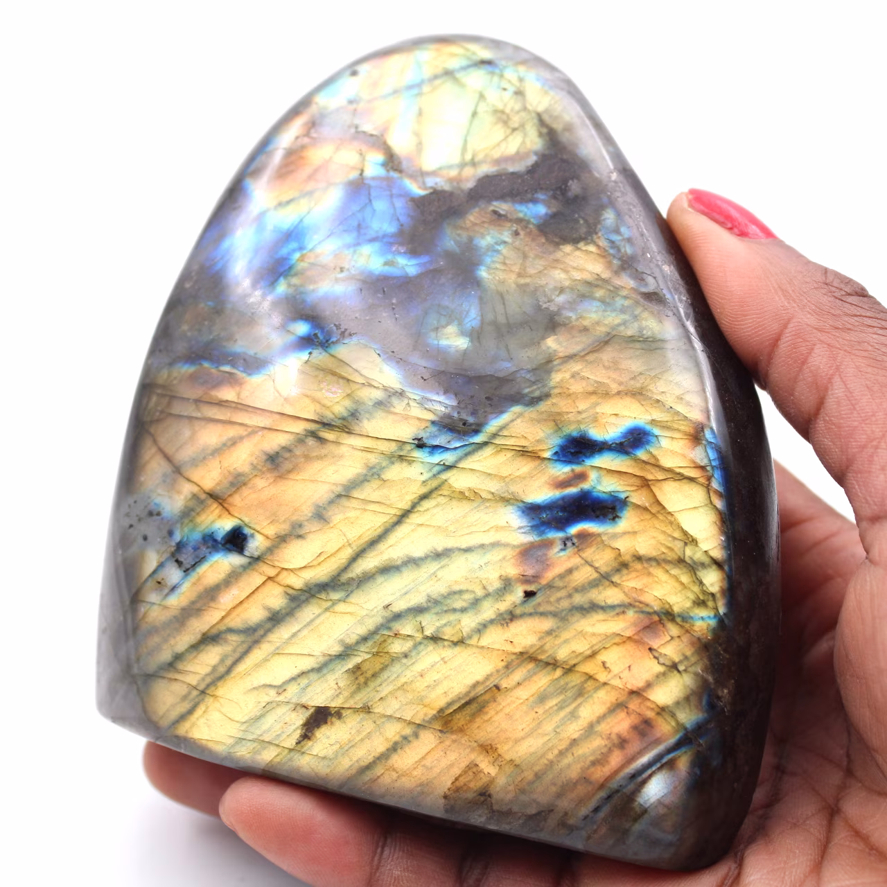 Ornamento a forma di pietra labradorite