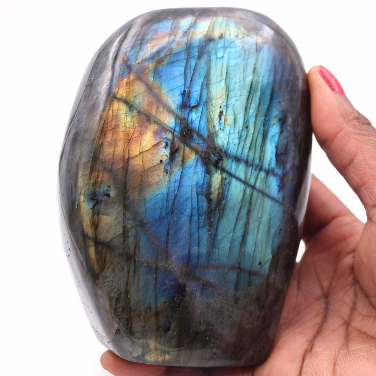 Ornamento a forma di pietra labradorite