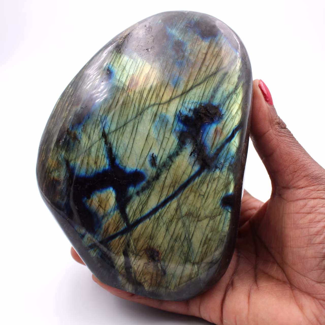 Ornamento a forma di pietra labradorite