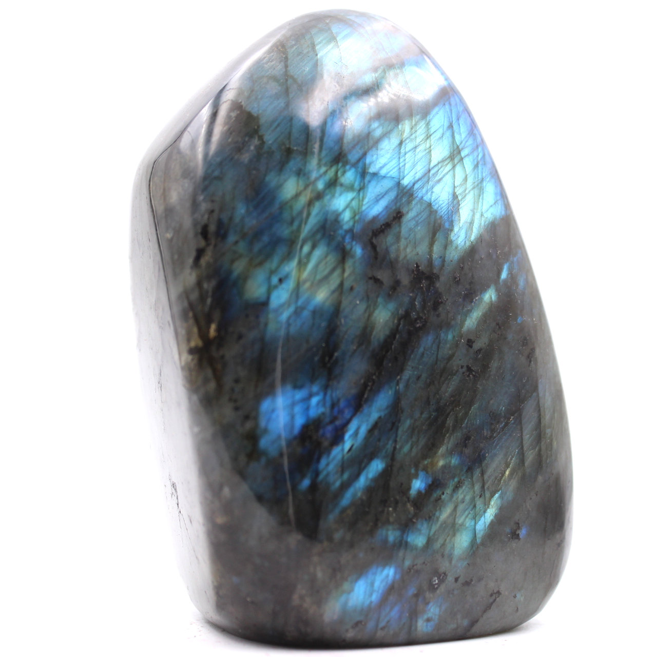 Blocco di pietra labradorite per decorazione e collezione