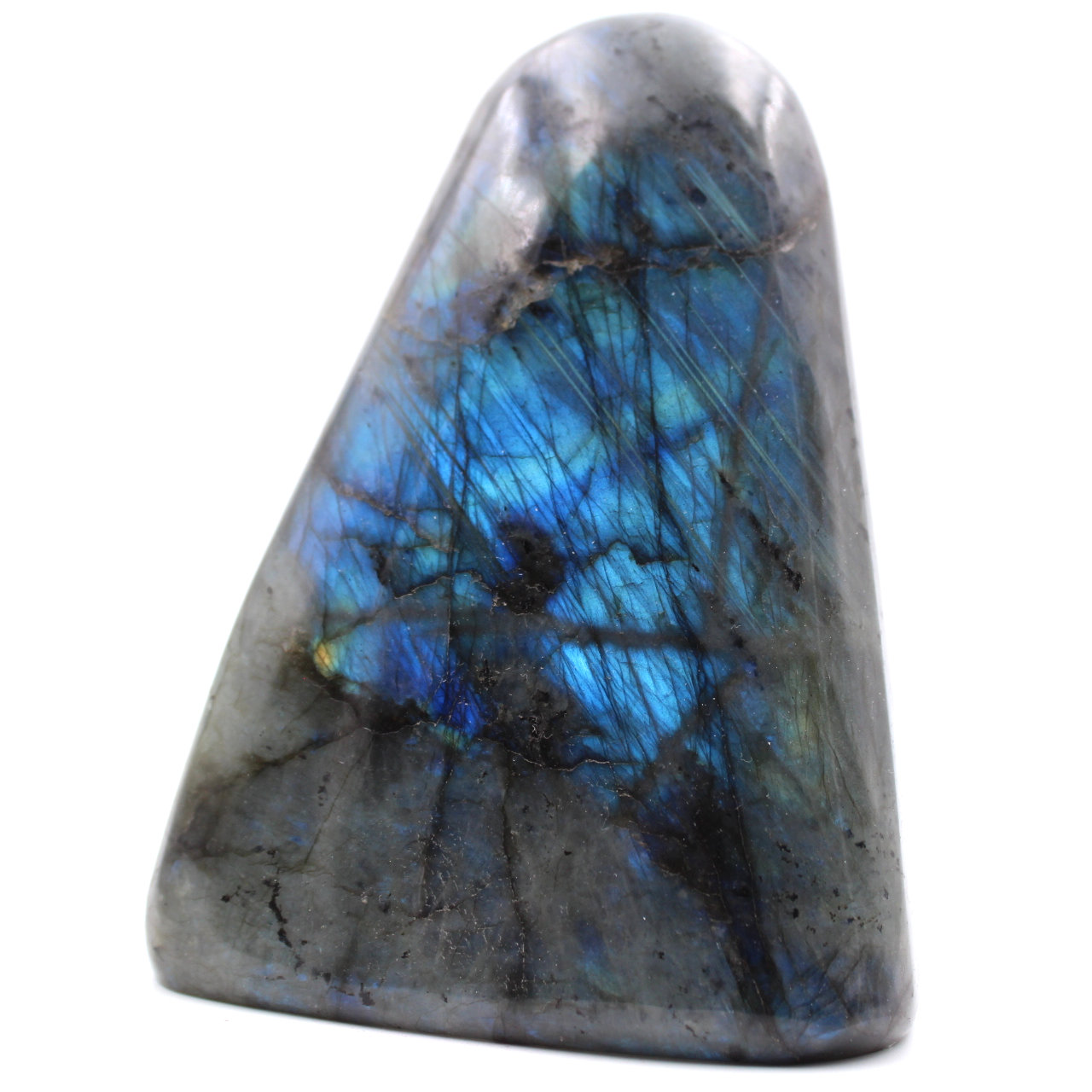 Blocco di pietra labradorite per decorazione e collezione