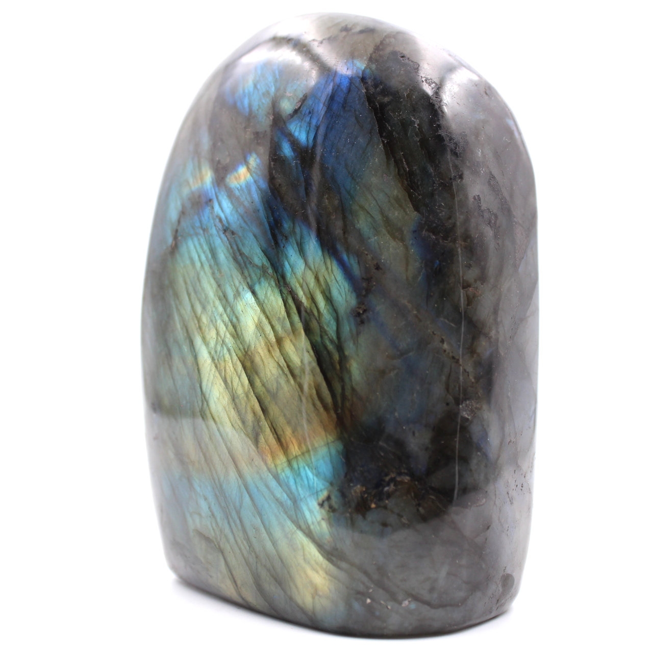 Blocco di pietra labradorite per decorazione e collezione