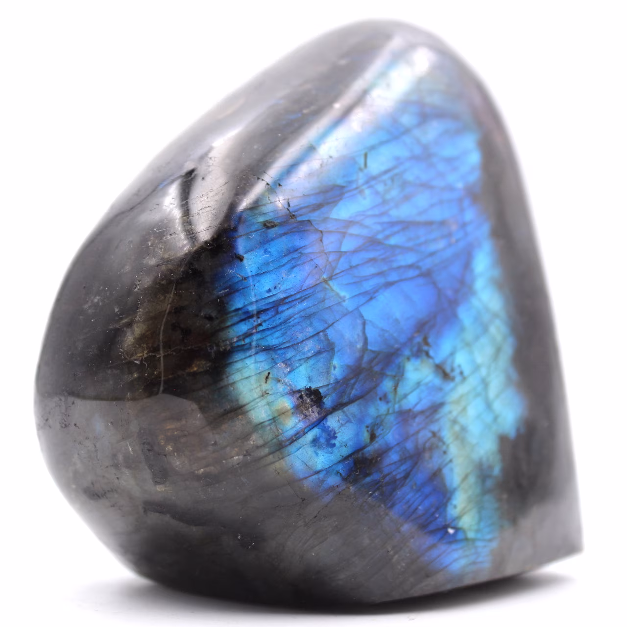 Blocco di pietra labradorite per decorazione e collezione