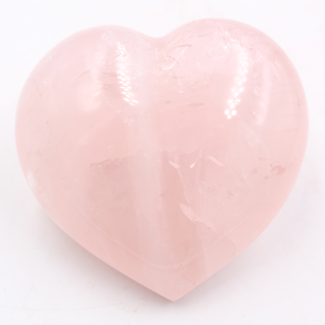 Cuore di quarzo rosa