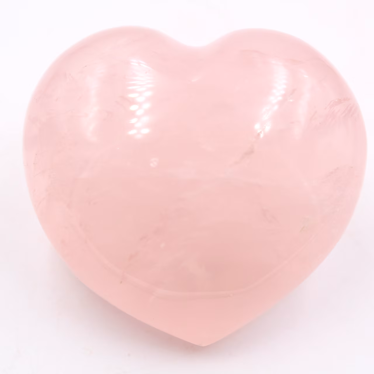 Cuore di quarzo rosa