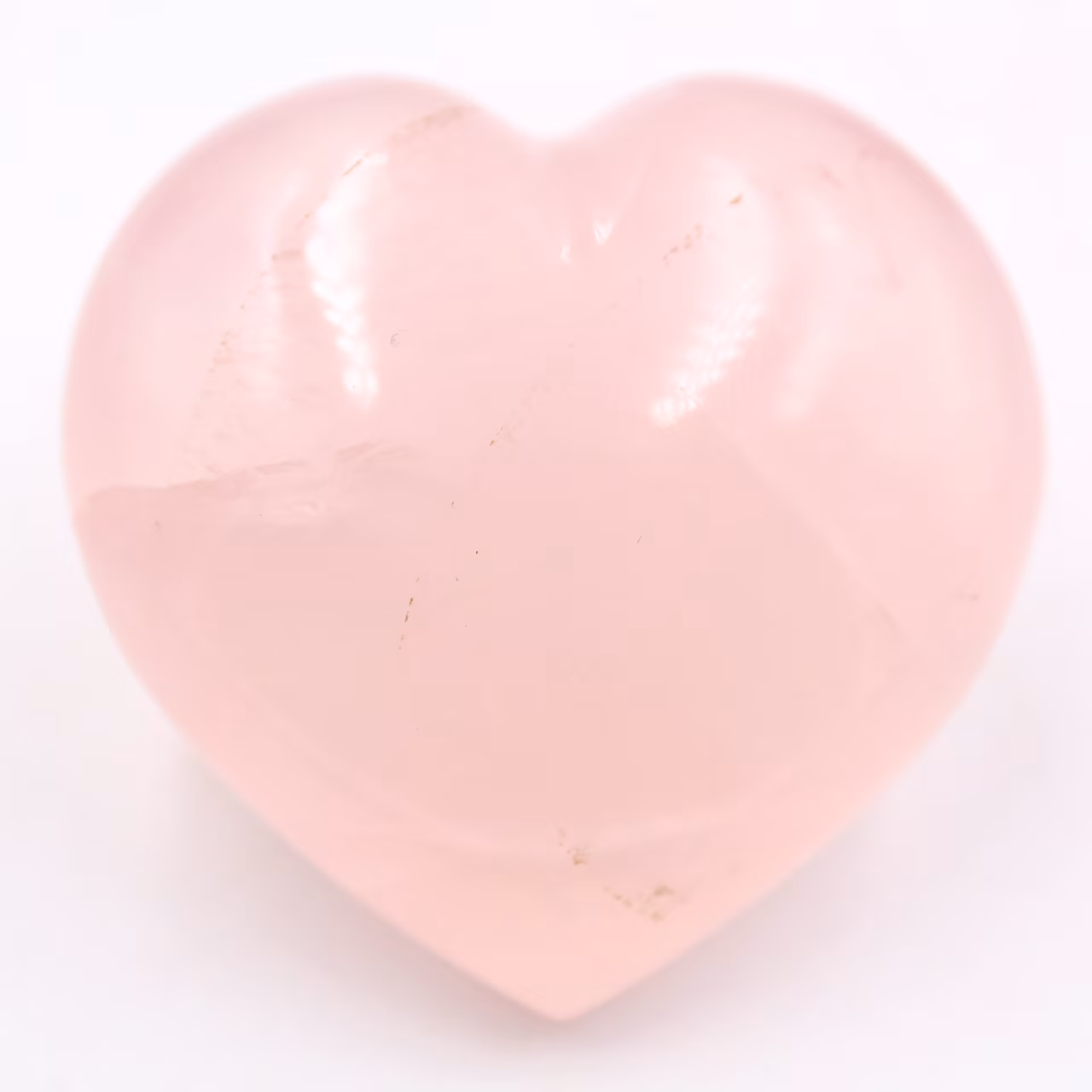 Cuore di quarzo rosa